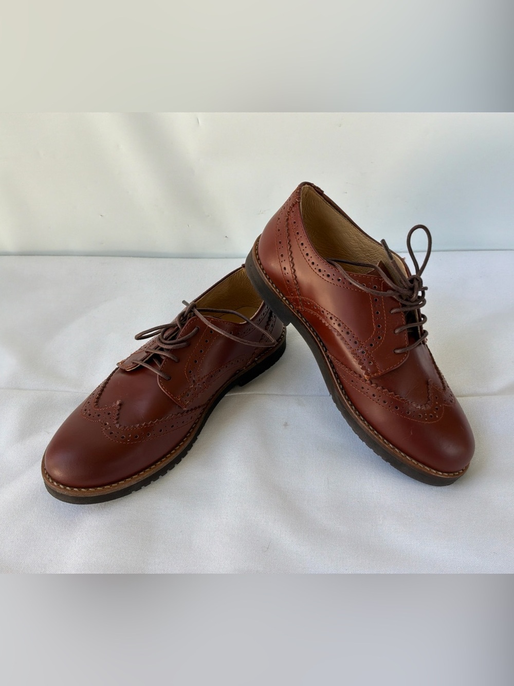 Beatrice & George Brown Oxford Shoes Youth Size 30 / US Size 12 New !!